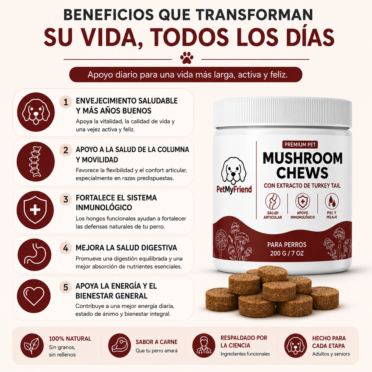 VITAPET™ - Apoyo diario para movilidad y bienestar.